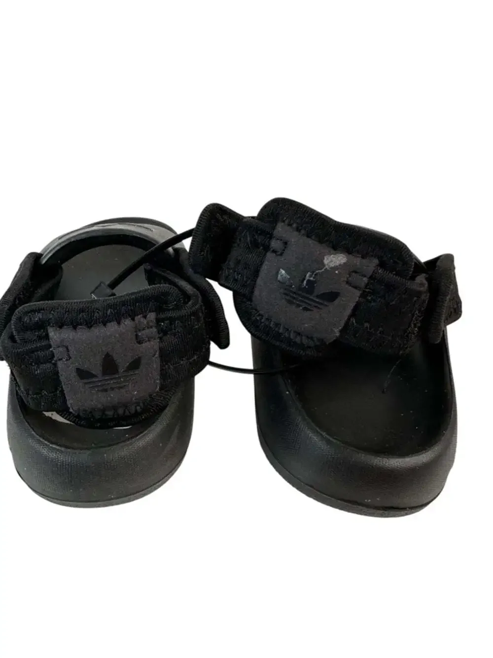 Adidas Adifom Adilette Sandals Black Platform Slides Sporty Unisex Size 5